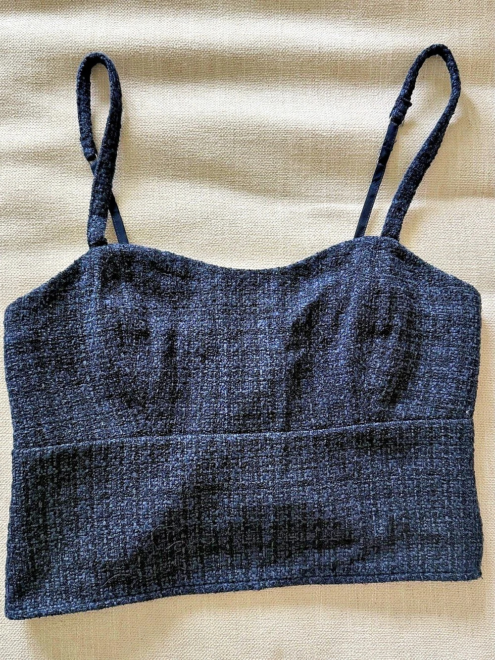 Abercrombie & Fitch Tweed Crop Top-SZ Small